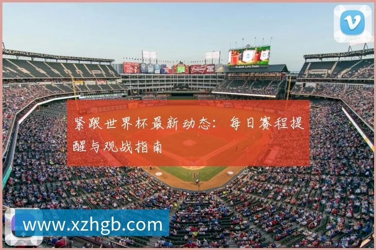 紧跟世界杯最新动态:每日赛程提醒与观战指南